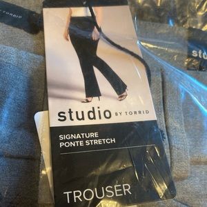 Torrid trouser size 26XS grey